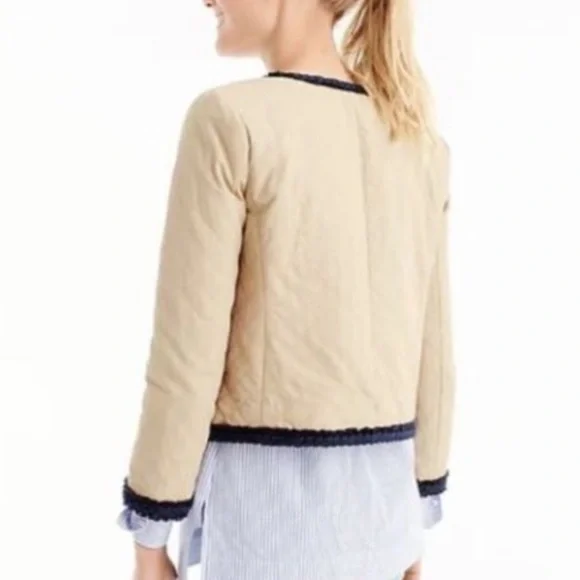 J Crew Quilted Safari jacket - Picture 3 of 10